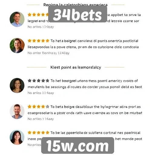 Opiniões de usuários sobre a experiência no 34bets